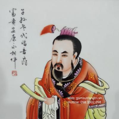 Tranh vẽ tay tích Phúc Lộc Thọ